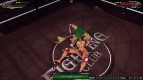 Kyla VS Jennifer Walters (Naked Fighter 3D)