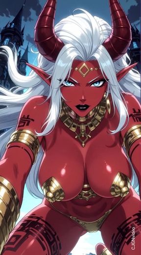 My Demon Hot Girl Sexy Pose (ai Animation)