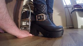 Hands & Fingers Crushed Under Chelsea's Massive Boots CLOSE UP (4K)