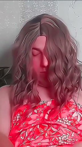 Hot striptease in the garden in the public sexy dancer   Clip 1