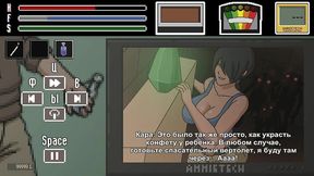 my assistant girl watches me drive away a flying ghost with my dick, filling her pussy with cum