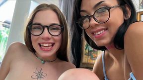 venus vixen shares cock with biancabangs porn video
