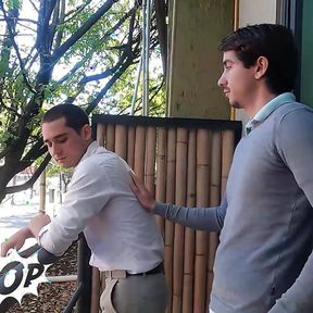 TWINKPOP - Adrian Andres Bangs Lucca In Missionary Position, Then Blows A Creamy Load On Him