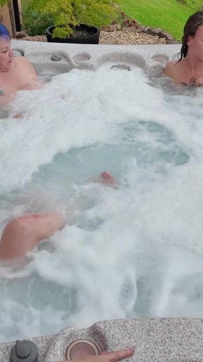 Girl Chat in the Hot Tub