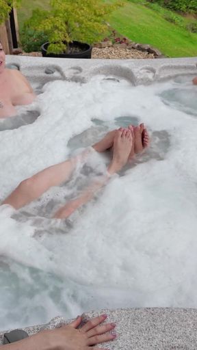 Girl Chat in the Hot Tub