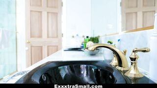 ExxxtraSmall - Deepthroats Pissed Stepdad