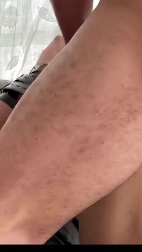 Letting the Moment Sink in Slowly as if He Never Wants It to End