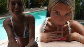 Step Brother Spilled His Seeds in Me at the Pool...