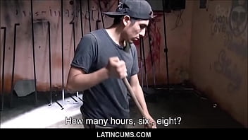 LatinCums.com - Twink Latino Worker Teen Boy Fucked By Producer For Cash POV