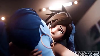 Futanari big tit babe takes rough big cock