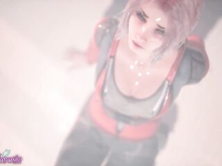 Stranded On A Deserted Island - Lesbian to Futanari - 3D Porn - Wild Life