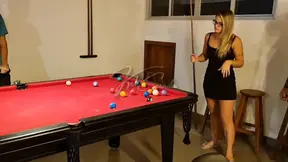 The Hot Girls Wanted to Learn How to Play Pool and Ended up Getting a Dick