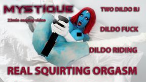 MYSTIQUE cosplay dildo fuck&squirting