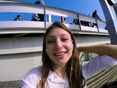 Teen Cute Italian Brunette Solo At