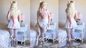 Trying on the Cutest Cat Costume Ever !!