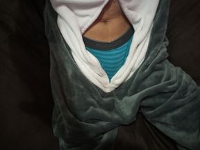 Masturbation with my pajama onesie