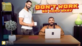 PrideStudios Hot Bear Ditches Work to Bareback His BF with Fierce Passion