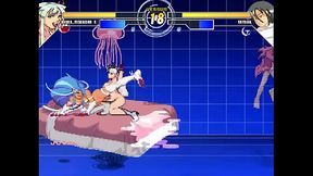 Queen of Fighters '_14 Ryona Morrigan vs Tendril (Futanari vs
