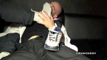 CLEM fucked in sneakr in backroom by badboy