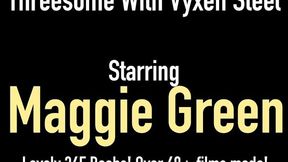 Big ass trailer with notable Maggie Green and Vyxen Steel from Maggie Green