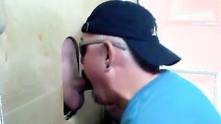 It has always been his dream to be sucked in a glory hole