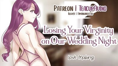 Losing Our Virginities on Our Wedding Night (F4M)