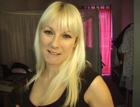 Delightful blonde girl loves showing her sexy body