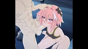 Un femboy ayudando a su amigo con su estr&eacute_s matutino