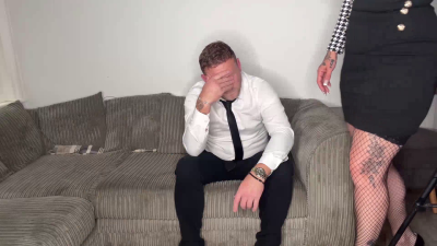 Assisting step-son before his interview