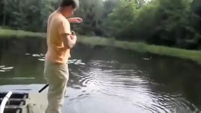 Fishing Guy Giving Head