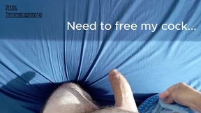 I shoot a massive charge while listening to the neighbors fuck and speaking in Spanish!