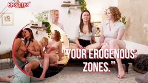 Ersties - Four Hot Babes Explore Each Other&#039;s Erogenous Zones