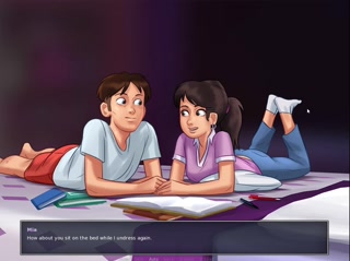 Karan and her besti in bed