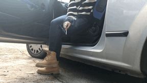 WAITING AND SMOKING IN HER CAR - MOV Mobile Version