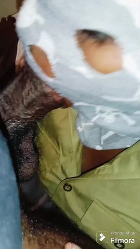 Indian Bhabi Teaching Fucking and Sucking Cock