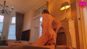 Face Sitting Full: Horny Kitty rides Lion's face, smothers him and makes him cum with her big fat asscheeks