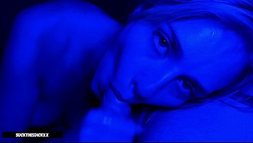 Hot Blonde Gives A Multi-Color POV Deepthroat Blowjob