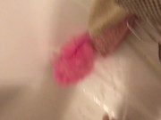 Pissing all over my wife's shower products