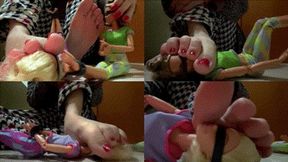 Dominant Dream: Little slaves under My toes