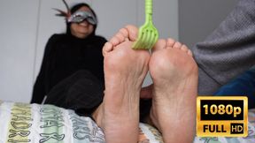 First Time Foot Tickling - Fabiola – Full HD