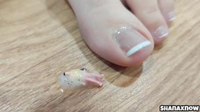 Tiny Man Is Punished Female Domination Giant Foot Fetish