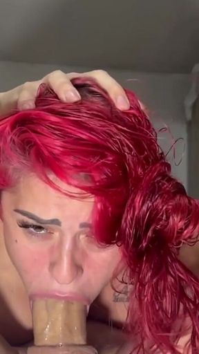 Camila Vegas in Oral Fuck Deep Throat Cock Jamming in Slut's Throat