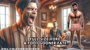 Full size vore & foot Gooner gate