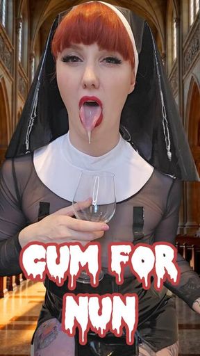 Cum for Nun