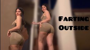 Farting outside