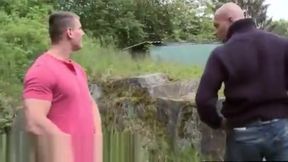 Old men cumming outdoors gay Public Anal Sex In Europe