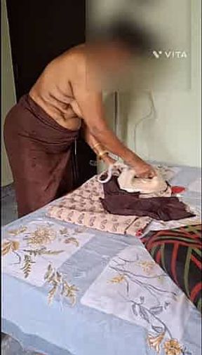 Ironing lady