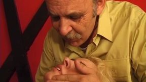Busty Blonde MILF Submits to Intense Needle Play