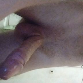 Jerking my big dick