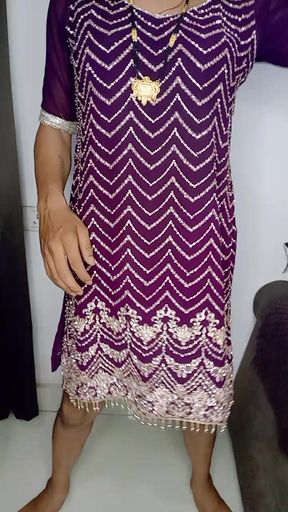 Gorgeous hot dress wearing and feel stepmom boobs and chut